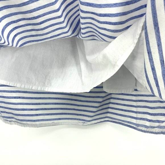 Revolve Line & Dot Stripe Off Shoulder Lea Dress - Picture 5 of 9